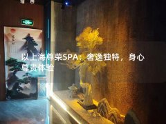 以上海尊荣SPA：奢逸独特，身心尊贵体验