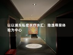 以以浦东私密水疗水汇：隐逸尊荣体验为中心