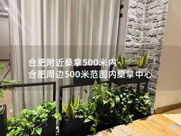 合肥附近桑拿500米内-合肥周边500米范围内桑拿中心