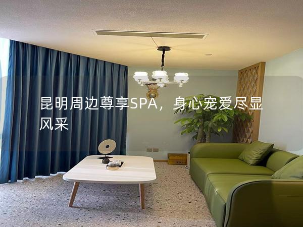 昆明周边尊享SPA，身心宠爱尽显风采