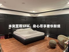 未央至尊SPA，身心尽享奢华新境