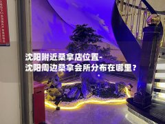 沈阳附近桑拿店位置-沈阳周边桑拿会所分布在哪里？