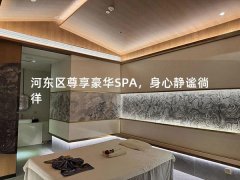 河东区尊享豪华SPA，身心静谧徜徉