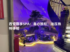 西安尊享SPA：身心放松，油压独特体验