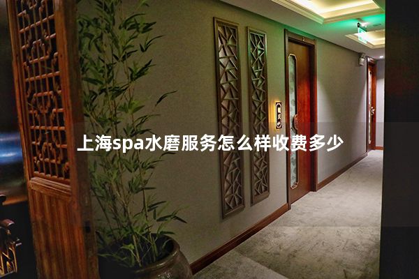 上海spa水磨服务怎么样收费多少