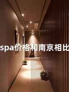 上海spa价格和南京相比如何