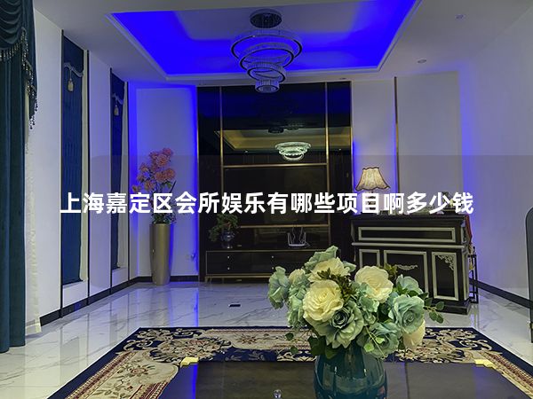 上海嘉定区会所娱乐有哪些项目啊多少钱